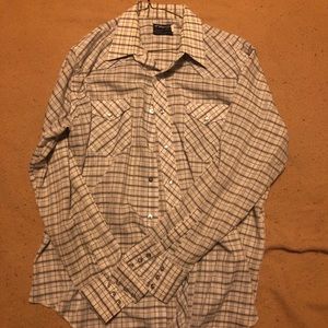 Vintage Wrangler Western Pearl Snap